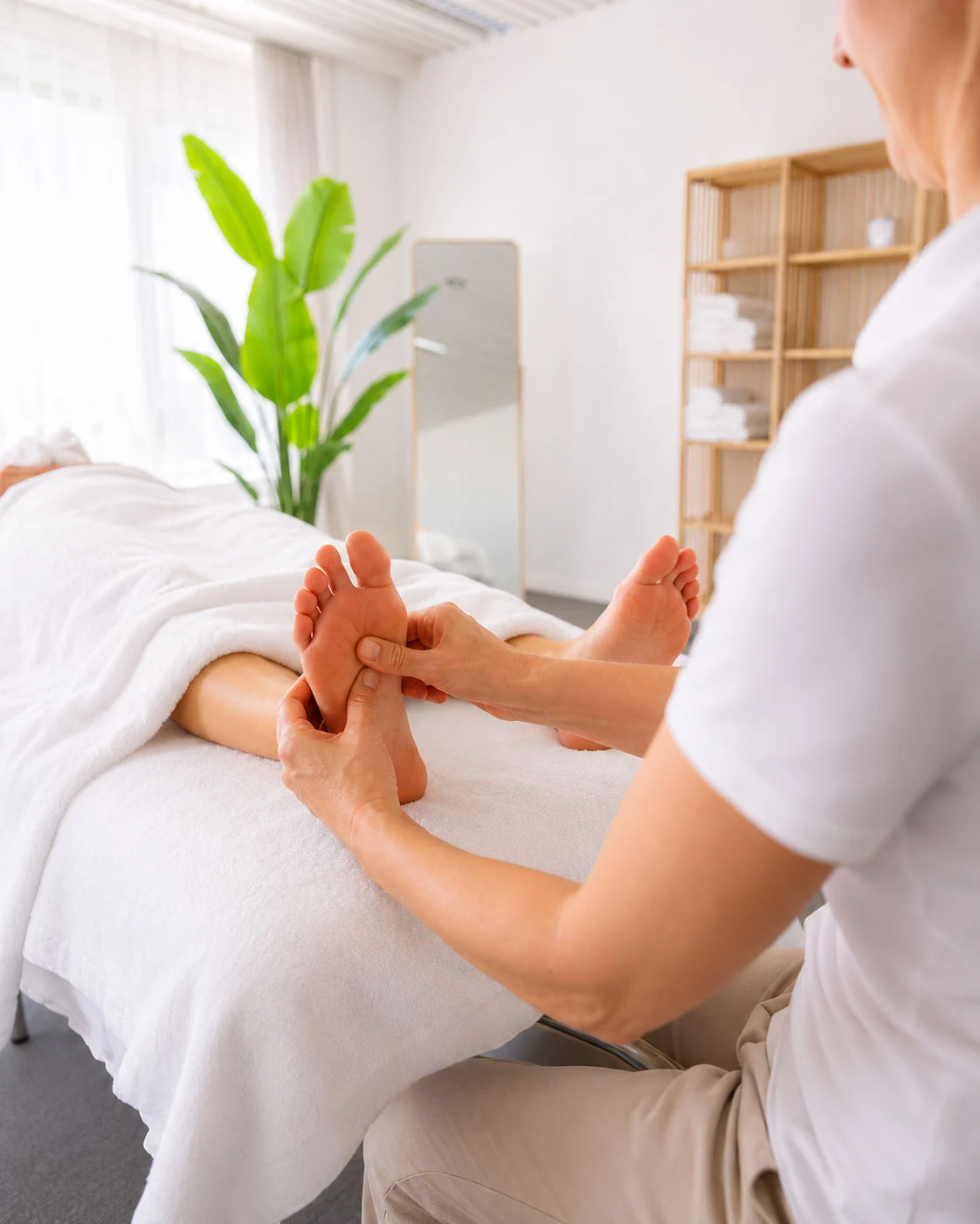 Ruhige Fussreflexzonenmassage für Thalwil – Entspannung und Ausgleich