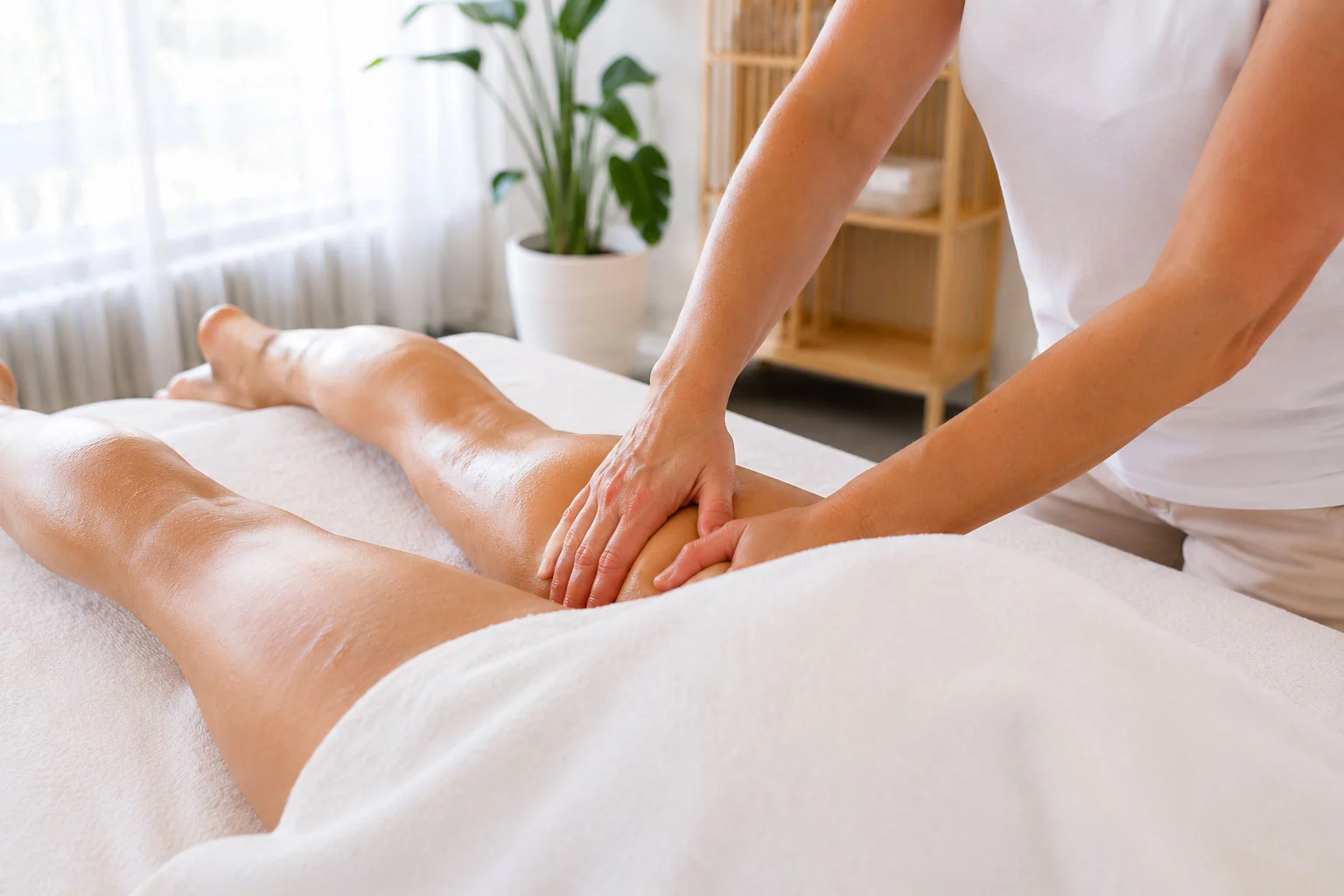 Sanfte manuelle Lymphdrainage bei Schwellungsgefühl für Thalwil